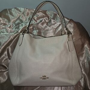 Coach Off-White Leather Shoulder Bag